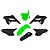Kit Plástico R1DE CRF 230 2020 2021 2022 -- Verde OEM - Imagem 1