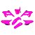 Kit Plástico R1DE CRF 230 2020 2021 2022 - Rosa Neon - Imagem 1
