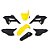 Kit Plástico R1DE CRF 230 2020 2021 2022 - Amarelo Neon - Imagem 1