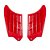 Grade Proteção Lateral/Direcionador Fluxo Crf 250f-Vermelho - Imagem 1