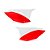Tampa Lateral CRF 230 2013 2014 2015 2016 2017 -- Branco - Imagem 1