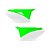 Tampa Lateral CRF 230 2018 2019 2020 2021 2022 Verde OEM - Imagem 1