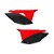 Tampa Lateral CRF 230 2013 2014 2015 2016 2017 Vermelho - Imagem 1