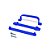 Passa Cabo Number Plate (Universal Todas Marcas) - Azul - Imagem 2