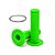 Par Manopla Diamond Waffle (C/ Arame Inox) - Verde Neon - Imagem 1