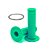 Par Manopla Diamond Waffle (C/ Arame Inox) - Pine Green - Imagem 1