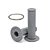 Par Manopla Diamond Waffle (C/ Arame Inox) - Cinza - Imagem 1