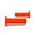Par Manopla Diamond Grip (C/ Arame Inox) - Laranja Neon - Imagem 2