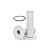 Par Manopla Diamond Grip (C/ Arame Inox) - Branco - Imagem 1
