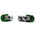 Kit Manete Retrátil KAWASAKI KXF 450 2008 2009 2010 Verde - Imagem 2