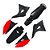 Kit Plástico EL1TE CRF 230 2013 2014 2015 2016 2017--Preto - Imagem 1