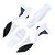 Kit Plástico EL1TE CRF 230 2008 2009 2010 2011 2012 Branco - Imagem 1