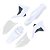 Kit Plástico EL1TE CRF 230 2008 2009 2010 2011 2012 - Branco - Imagem 1