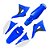Kit Plástico EL1TE CRF 230 2008 2009 2010 2011 2012 - Azul - Imagem 1