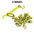 Kit Corrente Da Tampa 6mm Com Corrente Zincado Amarelo -15un - Imagem 1