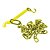 Kit Corrente Da Tampa 5,5mm Com 1 Corrente Zincado Amarelo - Imagem 1