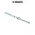 Pino De Fueiro Com Corrente Zincado Branco 6mm - 15un - Imagem 1
