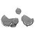 Protetor Tampas Motor CRF 230 Cinza - Imagem 1
