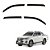 Calha De Chuva Hilux 2018 2019 2020 2021 Cabine Dupla Fume - Imagem 1