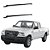 Grade Barra Vidro Ranger 2002 2003 2004 2005 Preto Duplo - Imagem 1