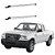 Grade Barra Vidro Ranger 1998 1999 2000 2001 Cromo Duplo - Imagem 1