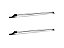 Grade Barra Vidro Hilux 2000 2001 2002 2003 2004 Cromo Duplo - Imagem 2