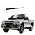 Grade Barra Vidro S10 1995 1996 1997 1998 1999 Preto STR - Imagem 1