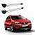 Travessa Rack Teto Sandero Stepway 2013 2014 2015 2016 Prata - Imagem 1