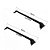 Travessa Teto Kicks 2020 2021 2022 Aluminio Preto Original - Imagem 3