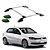 Bagageiro Teto Gol G6 2012 2013 2014 2015 2016 Prata Colado - Imagem 1