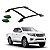 Bagageiro Teto Frontier SEL 2020 2021 2022 Preto Colado - Imagem 1