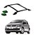Bagageiro Teto Fox 2008 2009 2010 2011 2012 Preto Colado - Imagem 1