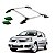 Bagageiro Teto Clio 2009 2010 2011 2012 2013 Prata Colado - Imagem 1