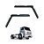 Calha De Chuva Volkswagen 18.310 Titan Tractor - Fumê - Imagem 1