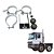 Kit Ponteira Escapamento Mb Actros Euro 3 2010 2011 - Imagem 1