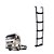 Escada Traseira Vw Man Tgx 2012 2013 2014 5 Degraus Preto - Imagem 1