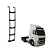 Escada Traseira Volvo Fh Globetrotter 2012 2013 - 5 Degraus - Imagem 1
