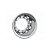 Calota Oval Universal Aro 22,5 Com Capa Porca E Suporte Par - Imagem 2