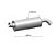 Silencioso Ford Cargo Leve Mecânico 2001 2002 2003 2004 2005 - Imagem 2