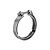 Abraçadeira Vw Worker 2009 2010 2011 Inox Com Canaleta 4p - Imagem 1