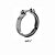 Abraçadeira Inox Scania P G R 2008 2009 2010 2011 C/Canaleta - Imagem 2