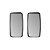 Base De Vidro Ford Cargo 5032e/6232e Convexo Maior 2un - Imagem 1