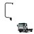 Suporte Espelho Retrovisor Ford Cargo 2015 2016 2017 2018 Le - Imagem 1
