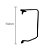 Suporte Espelho Retrovisor Mercedes Benz Hpn 1634 /1938 - Ld - Imagem 2
