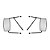 Espelho Retrovisor Mb 1934/ 2013/ 2213 Sup. Curto Plano Par - Imagem 1