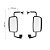 Espelho Retrovisor Mb Acello 715c / 815 / 915c Convexo - Par - Imagem 1