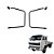 Suporte De Espelho Retrovisor Vw Worker 11.130 / 13.130 Par - Imagem 1