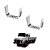 Estribo U Mb 1113 1114 Pisante Cromado - Par - Imagem 1