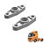 Suporte Farol Volvo Fh 1995 1996 1997 1998 1999 2000 - 2 Un - Imagem 1