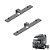 Suporte Da Placa Scania E Volvo Fh - 2 Unidades - Imagem 1